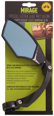 Rst Mirage stuurspiegel veelbaar 10 x 5 cm zwart