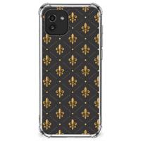 Samsung Galaxy A03 Doorzichtige Silicone Hoesje Franse Lelie