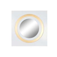 Wandspiegel Home ESPRIT Wit Gouden 90 x 4 x 90 cm