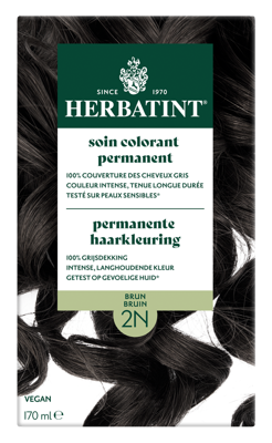 Herbatint Permanente Haarkleuring Bruin 2N