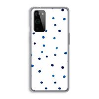 Blauwe stippen: OnePlus 9 Pro Transparant Hoesje