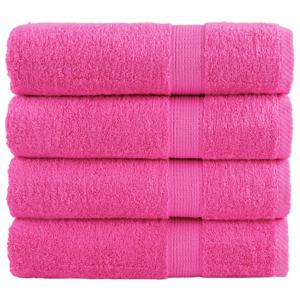 Handdoeken SOLUND 4 st 600 g/m 50x100 cm roze
