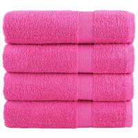 Handdoeken SOLUND 4 st 600 g/m 50x100 cm roze