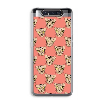Tijger: Samsung Galaxy A80 Transparant Hoesje