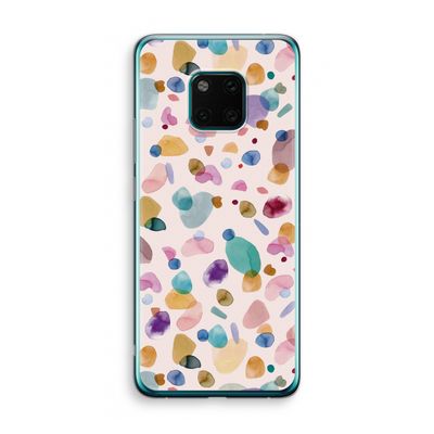 Terrazzo Memphis Pink: Huawei Mate 20 Pro Transparant Hoesje