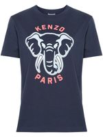 Kenzo T-shirt met olifantprint - Blauw - thumbnail