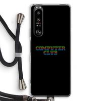 Retro: Sony Xperia 1 III Transparant Hoesje met koord
