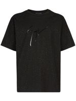 Giuseppe Zanotti t-shirt en coton à logo imprimé - Noir - thumbnail