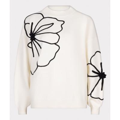 Esqualo - Wit | Dames | Trui | Wit | M | regular | Kamst mode
