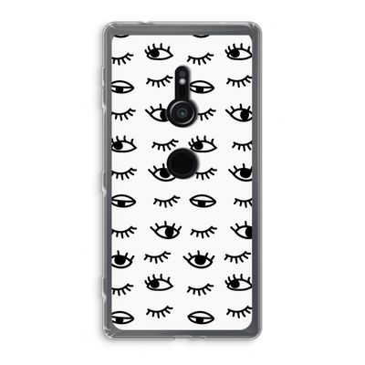 Eye pattern #2: Sony Xperia XZ2 Transparant Hoesje