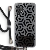 Crazy pattern: Samsung Galaxy A32 5G Transparant Hoesje met koord