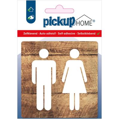 Deco route acryl dames/heren hout - Pickup