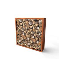 Geroba Geroba Egura C4 houtopslag 1500x385x1500mm - Cortenstaal