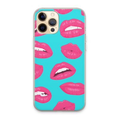 Bite my lip: iPhone 13 Pro Max Transparant Hoesje