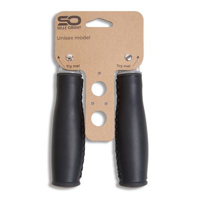 Selle Orient 135mm kunstleer handvatten - zwart