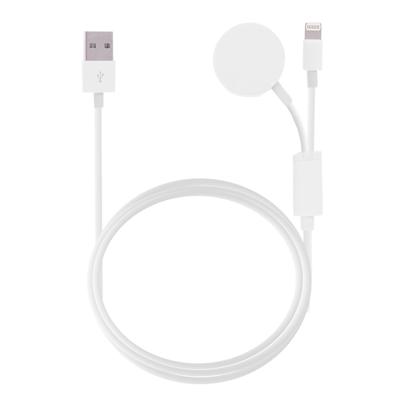 Multi-function 8 Pin Magnetic Charging Cable for iPhone / Apple Watch Length : 1m (White)