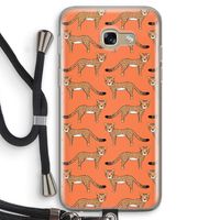 Cheetah: Samsung Galaxy A5 (2017) Transparant Hoesje met koord