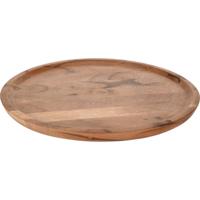 Kaarsenplateau - rond - hout - D28 cm - kaarsenbord