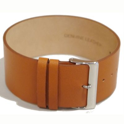 Horlogeband Universeel CCC.1038 / Z038 Leder Cognac 28mm