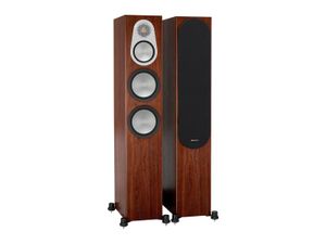 Monitor Audio: Silver 300 Vloerstaande Speakers 2 stuks - Walnut