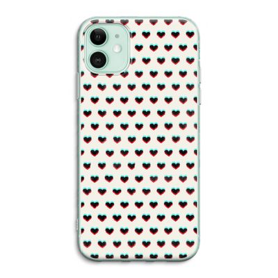 Hartjes: iPhone 11 Transparant Hoesje