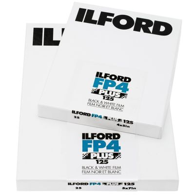 Ilford FP4 Plus 9x12cm 25Bl