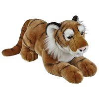 Knuffel tijger bruin 50 cm knuffels kopen - thumbnail