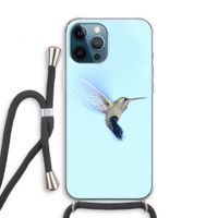 Kolibri: iPhone 12 Pro Transparant Hoesje met koord