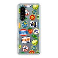 Fruitsticker: Sony Xperia 5 III Transparant Hoesje