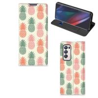 OPPO Find X3 Neo | Flip Style Cover | Ananas
