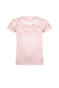 Le Chic Meisjes t-shirt ruffel - Nomsala - Candy crush
