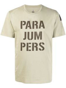 Parajumpers t-shirt en coton à logo imprimé - Vert