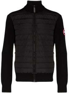 Canada Goose Hybridge wool-panelled padded jacket - Noir