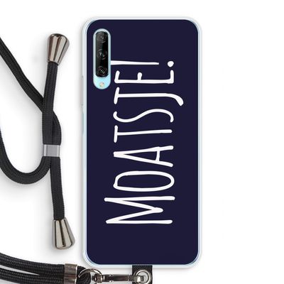 Moatsje!: Huawei P Smart Pro Transparant Hoesje met koord