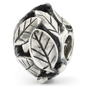 Trollbeads TAGBE-20241 Stopper Zorgzame Bladeren zilver