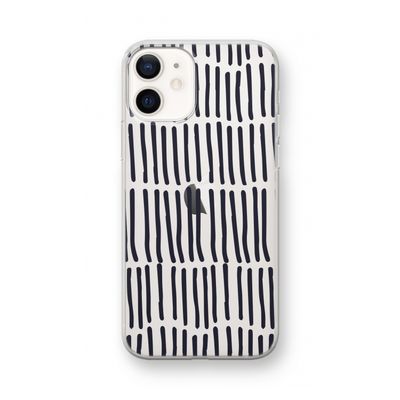 Moroccan stripes: iPhone 12 mini Transparant Hoesje