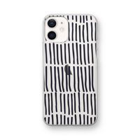 Moroccan stripes: iPhone 12 mini Transparant Hoesje