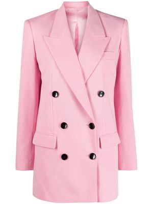 ISABEL MARANT blazer Nevim à boutonnière croisée - Rose