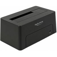 DeLOCK 63958 basisstation voor opslagstations USB 3.2 Gen 2 (3.1 Gen 2) Type-C Zwart