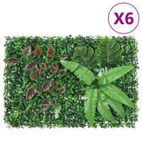 Hek met kunstplanten6 st 40x60 cm groen - thumbnail