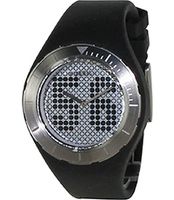Horlogeband (Band + Kastcombinatie) Fossil JR1210 Onderliggend Silicoon Zwart - thumbnail