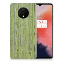OnePlus 7T | Bumper Hoesje | Green Wood