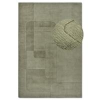 Wollen Vloerkleed Charlotte - Groen maat: 280x190cm - materiaal: Wol - Dekbed-Discounter.nl