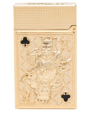 S.T. Dupont briquet Ligne 2 King Of Clubs - Or