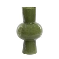 Vaas halley glas olijf groen L