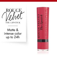 Bourjois Rouge velvet lipstick 2,4 g 04 Hip Hip Pink Mat - thumbnail