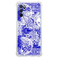 Extreme Case OPPO A16 | A16s | A54s Angel Skull Blauw