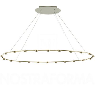 Catellani & Smith - 22 Petites Lentilles Hanglampen Wit / Messing Catellani & Smith - 22 Petites Lentilles Hanglampen Wit / Messing