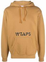 WTAPS hoodie à logo imprimé - Jaune