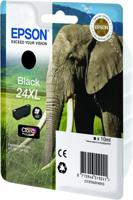 Epson Elephant Singlepack Black 24XL Claria Photo HD Ink